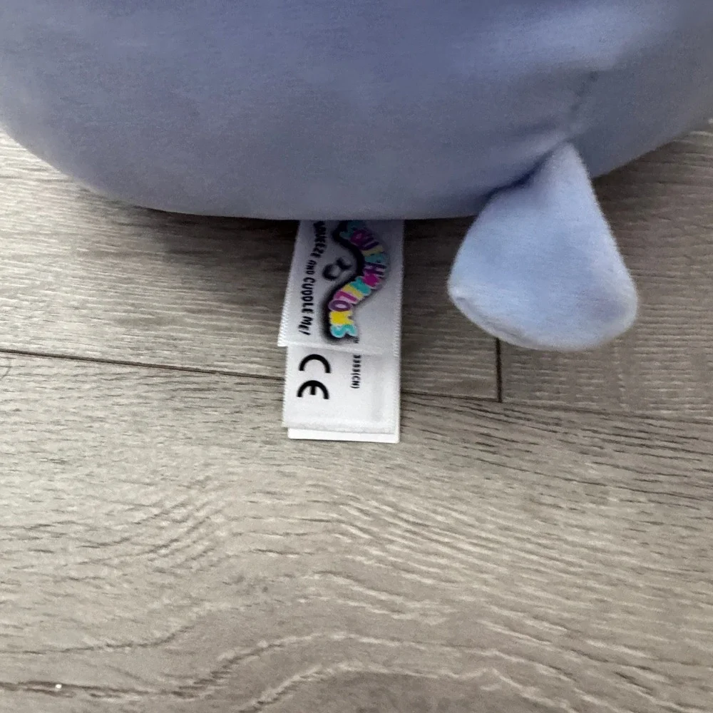 Kellytoy Squishmallow Bunny Rabbit Purple Blue Flip Sequin Plush 2019 Q042 8999